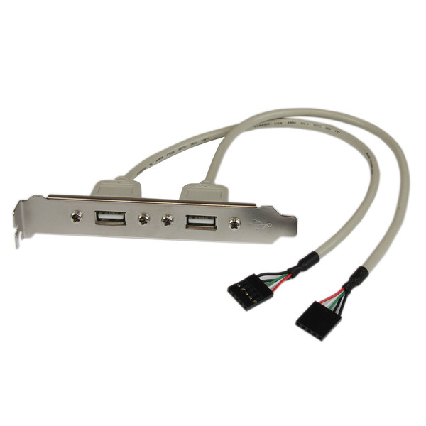 Startech.Com 2 Port USB A Slot Plate Adapter USBPLATE